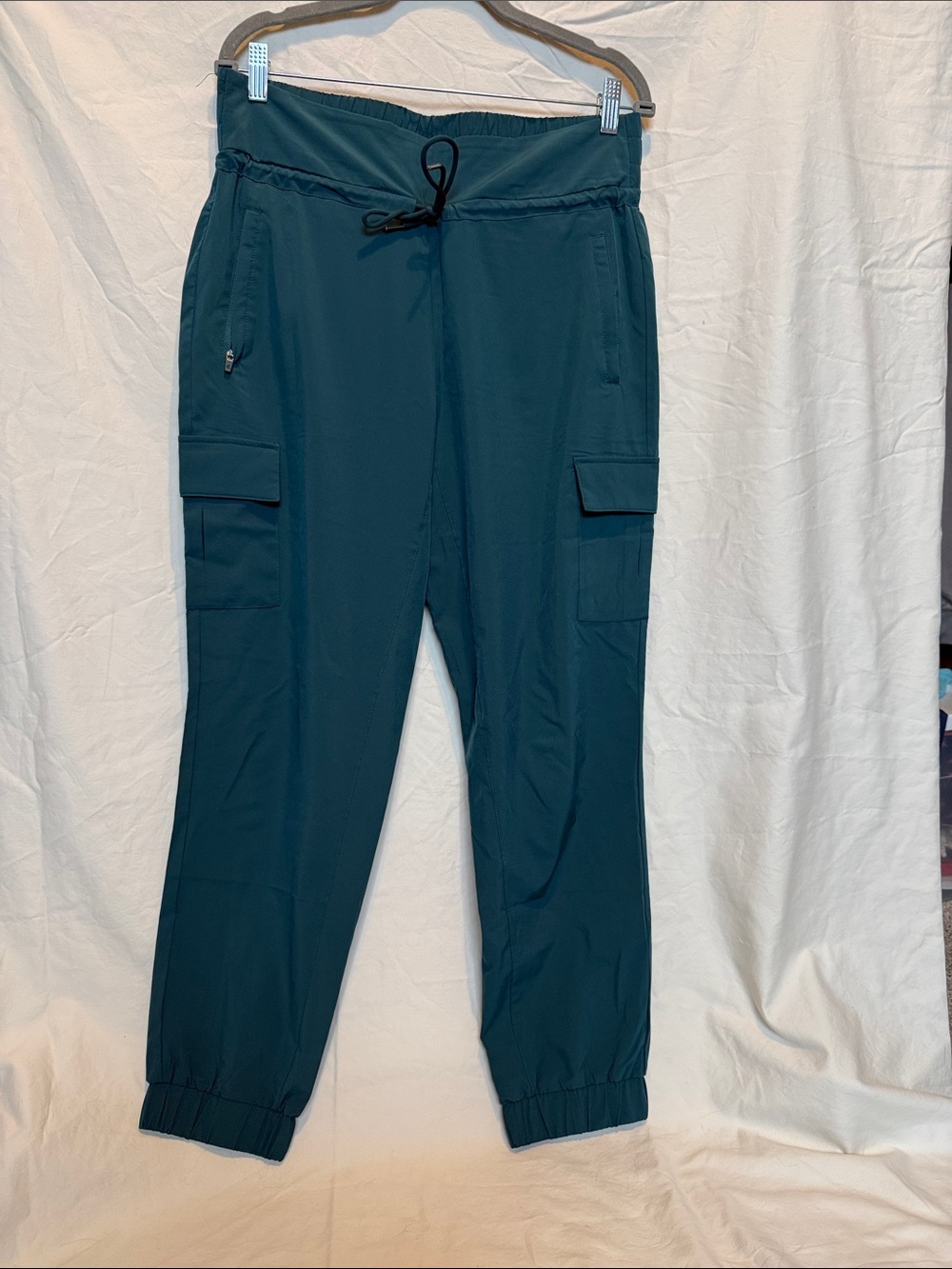 Kyodan Teal Track Joggers with Cargo Pockets